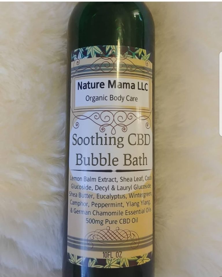CBD Bubble Bath Nature Mama Body Care