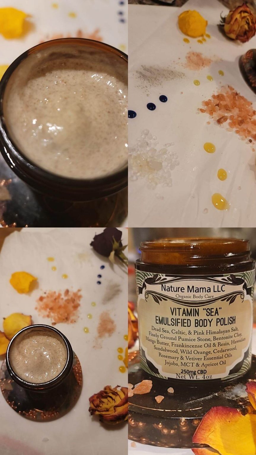 Exotic Emulsified Body Polish & Scrub Nature Mama Body Care